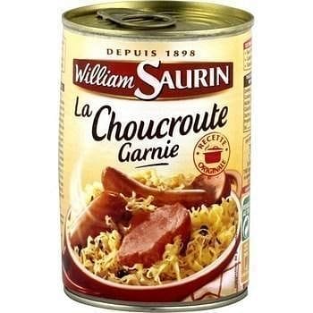 William Saurin Choucroute Garnie 400g freeshipping - Mon Panier Latin