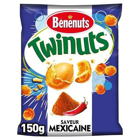 Benenuts Twinuts cacahuetes enrobees saveur mexicaine 150g freeshipping - Mon Panier Latin