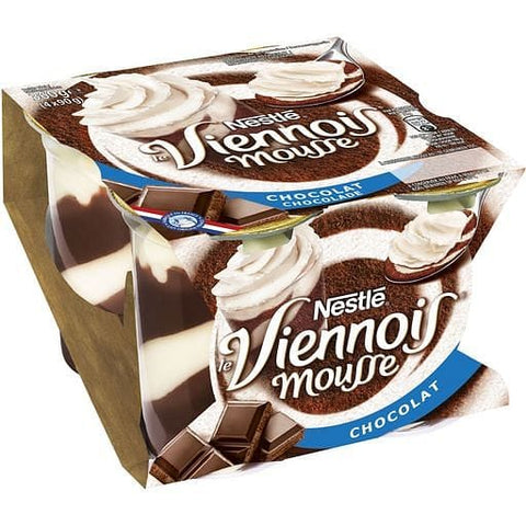 Nestle Viennois mousse liegeoise au chocolat 4x90g freeshipping - Mon Panier Latin