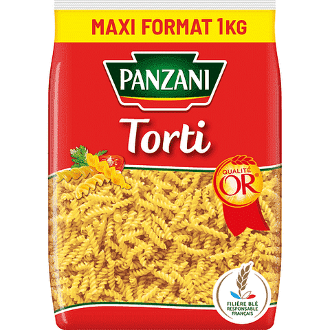 Panzani Torti maxi Format 1kg freeshipping - Mon Panier Latin