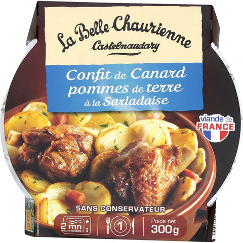 La Belle Chaurienne Confit de canard pommes de terre a  la salardaise 300 g freeshipping - Mon Panier Latin
