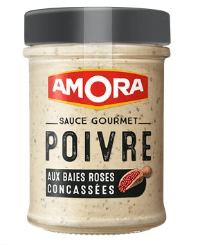 Sauce gourmet Amora Poivre - 188g