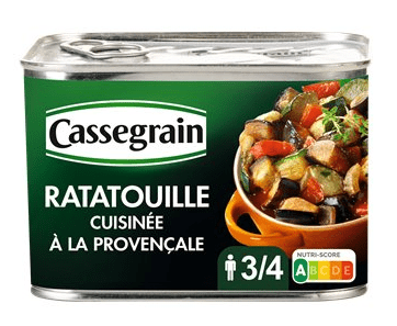 Ratatouille Cassegrain A la provencale - 660g