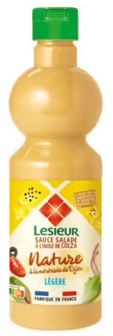 Sauce crudites legere moutarde de Dijon LESIEUR la bouteille de 500 ml
