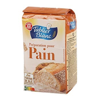 Tablier Blanc Preparation pain Farine pour pain nature - 1kg