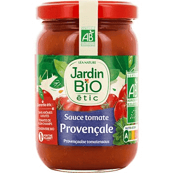 Jardin Bio Sauce Tomate Provena§cale 200g freeshipping - Mon Panier Latin
