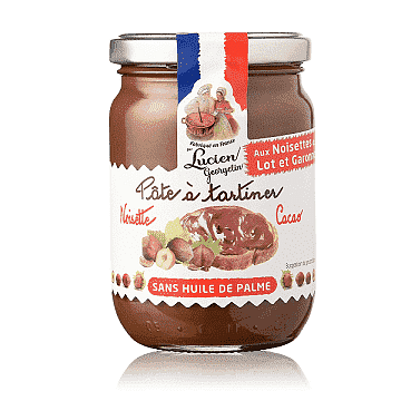 Lucien Georgelin Pate a  tartiner aux noisettes et cacao 280g freeshipping - Mon Panier Latin