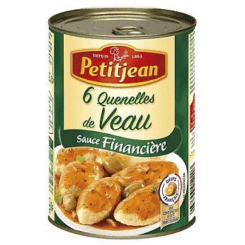 Petitjean Plat cuisine Quenelles veau sauce Financiere 400g freeshipping - Mon Panier Latin