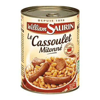 William Saurin - Plat cuisiné cassoulet mitonné 840g