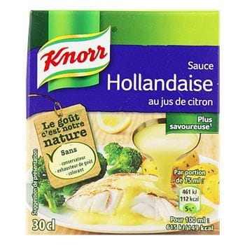 Knorr Sauce Hollandaise Au jus de citron 30cl freeshipping - Mon Panier Latin