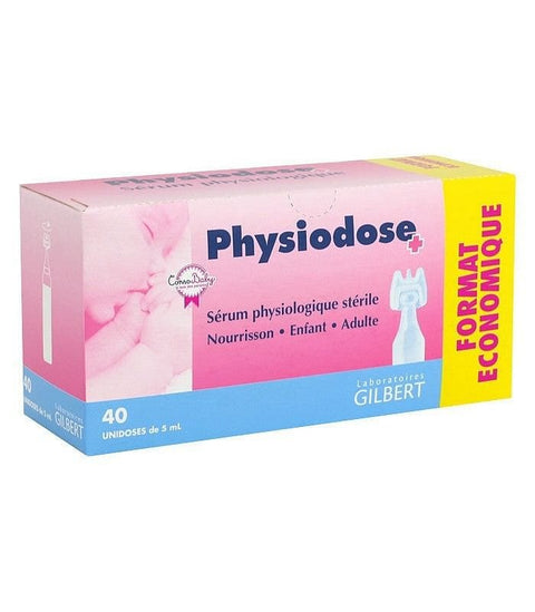 Physiodose Serum physiologique sterile - 40 x 5ml freeshipping - Mon Panier Latin