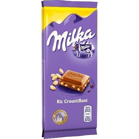 Milka Tablette de chocolat au riz croustillant 1x100g freeshipping - Mon Panier Latin