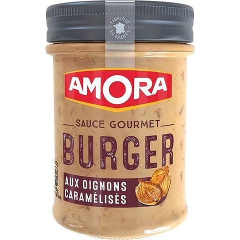 **DISCOUNTINUED** - Amora Sauce gourmet burger aux oignons caramelises 188g freeshipping - Mon Panier Latin