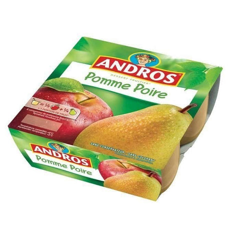 Andros - Pomme Poire 4x100g freeshipping - Mon Panier Latin