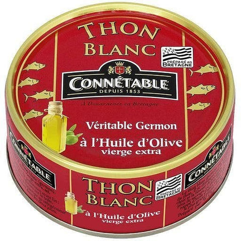 Connetable Thon blanc Germon a  l'huile d'olive vierge extra bio 160g freeshipping - Mon Panier Latin