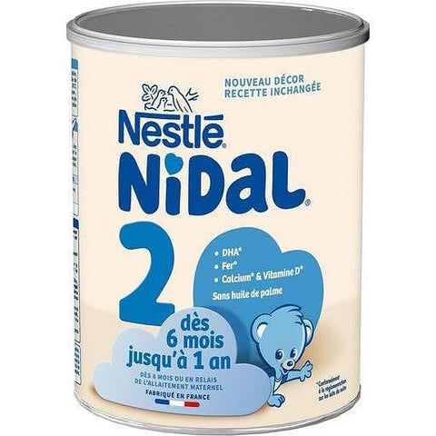 Nestle Nidal lait 2eme age en poudre 800g  freeshipping - Mon Panier Latin