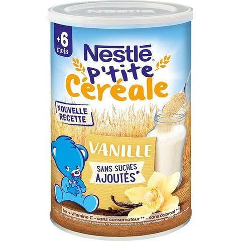 Nestle Ptite cereale en poudre  vanille des 6 mois 400g freeshipping - Mon Panier Latin