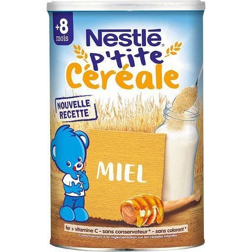Céréales bébé dès 6 mois,en poudre 5 Céréales Vanille P'TITE CEREALE