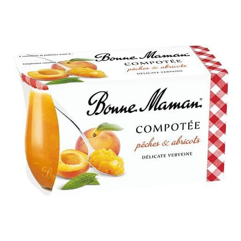 **stop**Bonne Maman Compotee Peche/Abricot/Verveine - 260g freeshipping - Mon Panier Latin