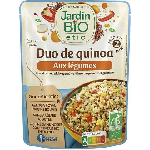 Jardin Bio Duo de Quinoa  aux legumes 250g freeshipping - Mon Panier Latin