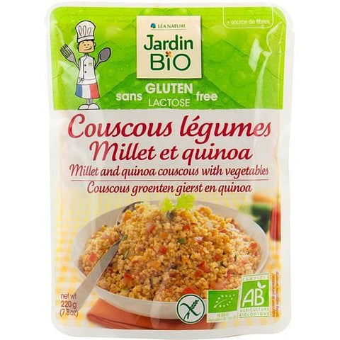 Jardin Bio Couscous legumes Millet sans gluten 220g freeshipping - Mon Panier Latin