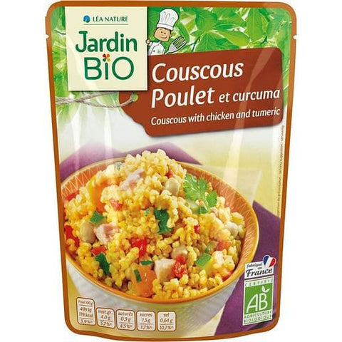 Jardin Bio Couscous  Poulet et curcuma 220g freeshipping - Mon Panier Latin