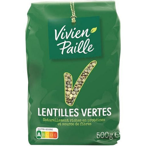 Vivien Paille lentilles vertes 500g freeshipping - Mon Panier Latin
