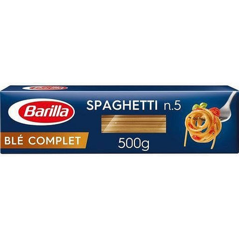 Barilla Spaghetti n°5 au ble complet 500g freeshipping - Mon Panier Latin