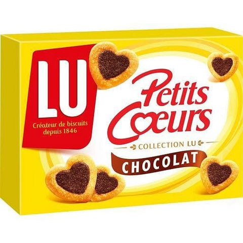 Lu Petits cœurs biscuits au chocolat 125g freeshipping - Mon Panier Latin