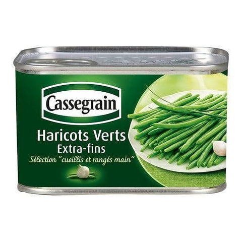 Cassegrain Haricots verts extra-fins selection cueillis et ranges main 220g freeshipping - Mon Panier Latin