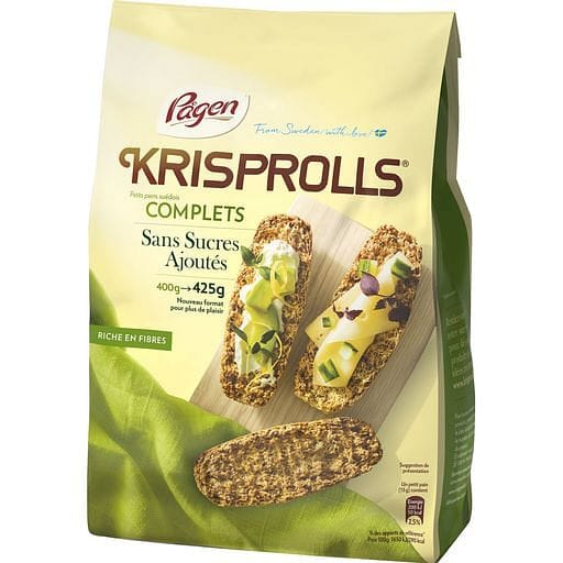 Krisprolls Whole wheat swedish bread rolls without added sugar – Mon Panier  Latin