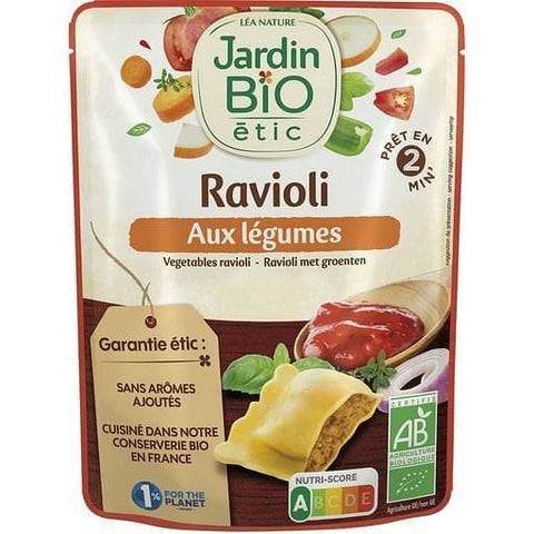Jardin Bio Ravioli aux legumes bio 250g freeshipping - Mon Panier Latin