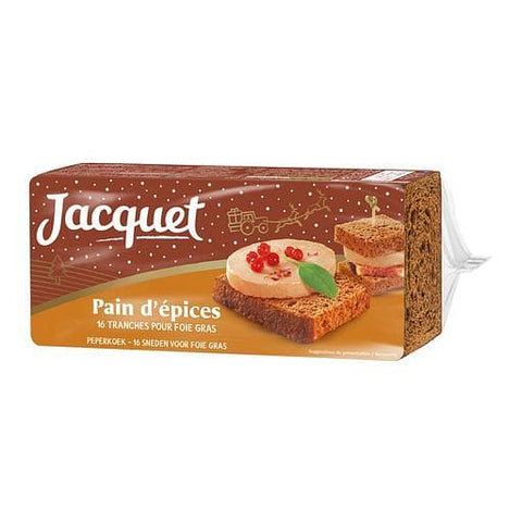 Jacquet Pain d'epices pour foie gras tranches x16 350g freeshipping - Mon Panier Latin