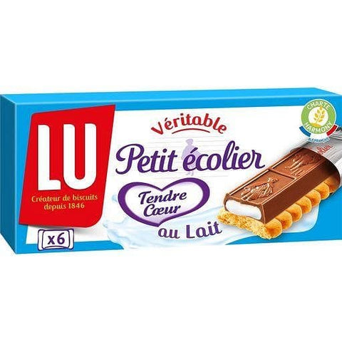 Petit Ecolier Biscuits au chocolat au lait et cœur au lait 120g freeshipping - Mon Panier Latin