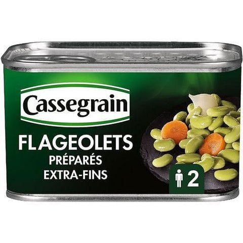 Cassegrain Flageolets prepares selection extra-fins 265g freeshipping - Mon Panier Latin