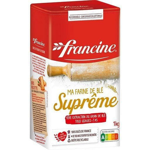 Francine Farine de ble supreme premiere extraction T45 1kg freeshipping - Mon Panier Latin
