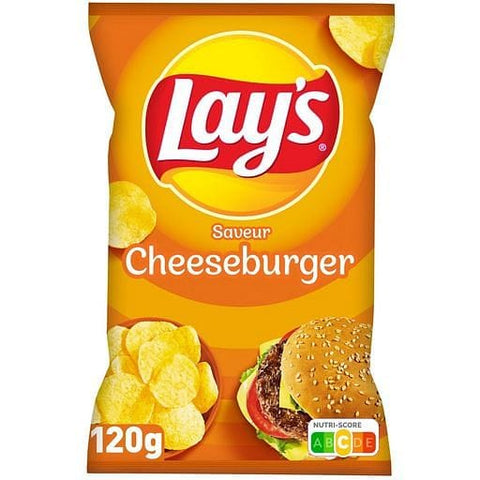 Lay's Chips saveur cheeseburger 120g freeshipping - Mon Panier Latin