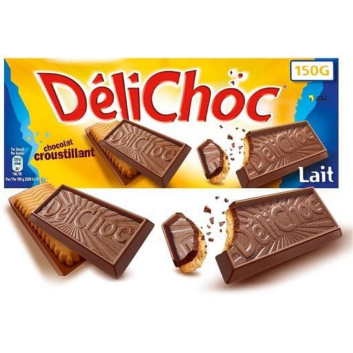 Biscuit Délichoc chocolat noir, Delacre (150 g)