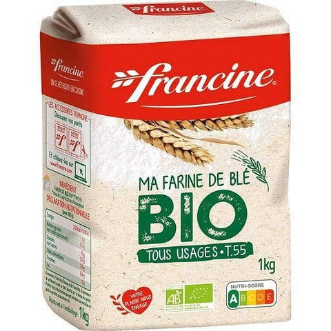 Francine Farine de ble bio T55 1kg freeshipping - Mon Panier Latin
