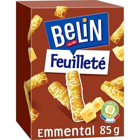 Belin Feuilletes crackers a  l'emmental 85g freeshipping - Mon Panier Latin