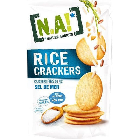 N.A! Rice crackers fins de riz au sel de mer 70g freeshipping - Mon Panier Latin