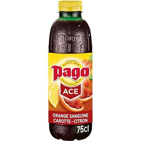 Pago Boisson a  l'orange sanguine carotte citron vitamines ACE 75cl freeshipping - Mon Panier Latin