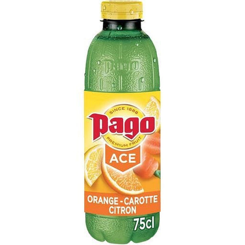 Pago Boisson aux fruits ace orange carotte et citron 75cl freeshipping - Mon Panier Latin
