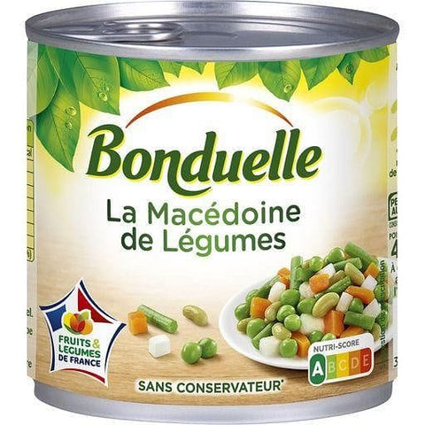Bonduelle Macedoine de legumes de France, sans conservateur 265g freeshipping - Mon Panier Latin