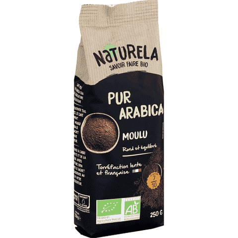 Naturela Cafe moulu bio 100% Arabica 250g freeshipping - Mon Panier Latin