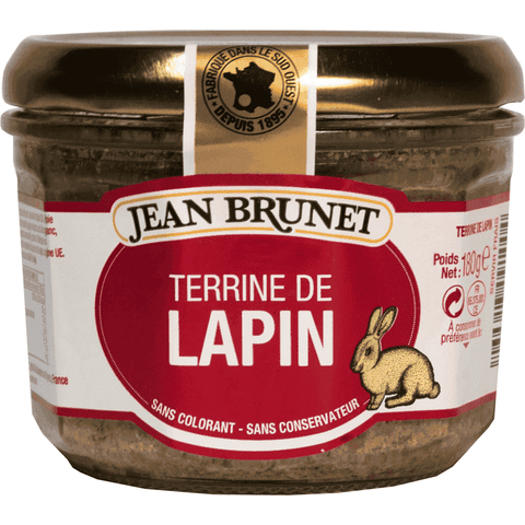 Jean Brunet Terrine de Lapin 180g freeshipping - Mon Panier Latin