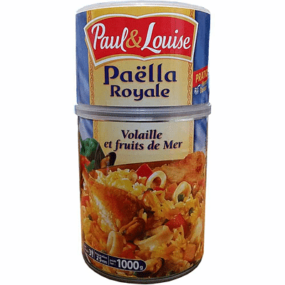 Paul & Louise Paa«lla royale volaille et fruits de mer boite 1 kg freeshipping - Mon Panier Latin