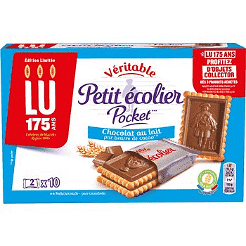 Lu Petit Ecolier Pocket Biscuits chocolat au lait 250g freeshipping - Mon Panier Latin