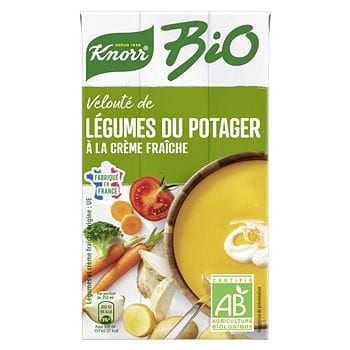 Knorr Potage bio Veloute legumes potager - 1L freeshipping - Mon Panier Latin