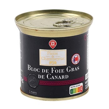 Pierre de Chaumeyrac Bloc Foie gras de canard - 200g